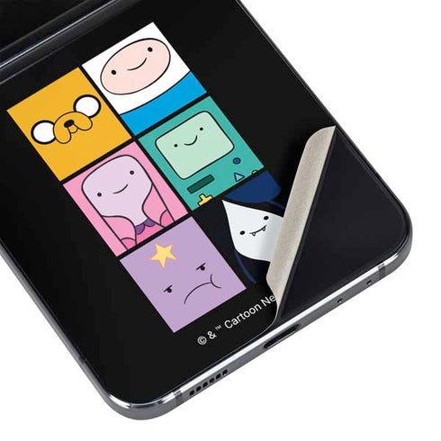 Adult Swim Adventure Time Character Tiles Galaxy Z Flip5 5G Skin